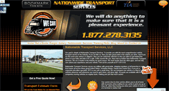 Desktop Screenshot of nationwidetransportservices.com
